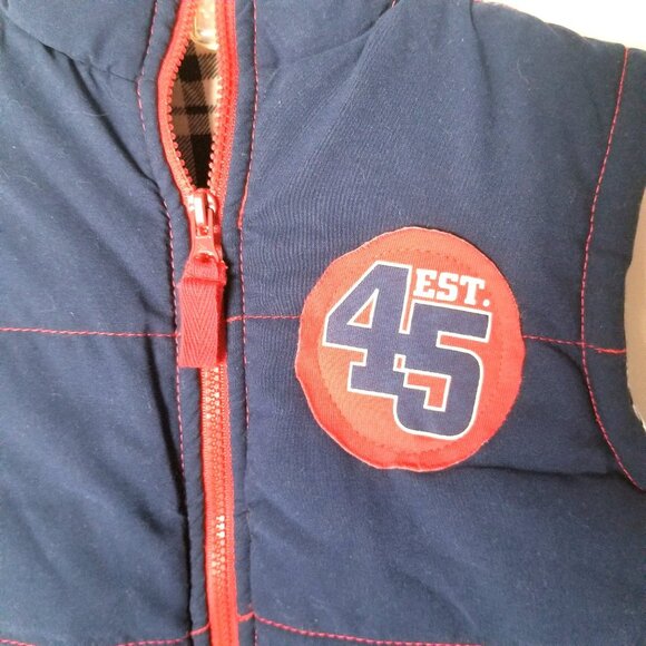 Thomas & Friends Boys Blue Full Zip Puffer‎ Vest Size 4T - Picture 4 of 10